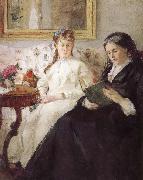 Berthe Morisot Artist-s monther and his sister Spain oil painting artist